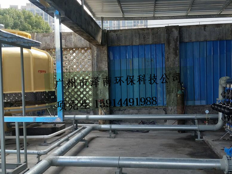 某電子廠涼水塔冷卻循環(huán)水自清洗疊片過濾器3SK-5EX安裝調試完畢