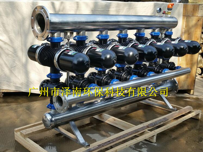 太陽能光伏行業(yè)超純水設備預處理-盤式過濾器(盤濾系統(tǒng))裝車發(fā)貨