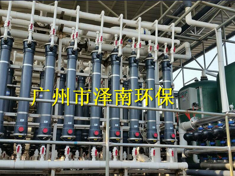 廣東某紡織印染廠4000T/D雙膜法中水回用深度處理系統(tǒng)開車運行，為 印染企業(yè)節(jié)能減排